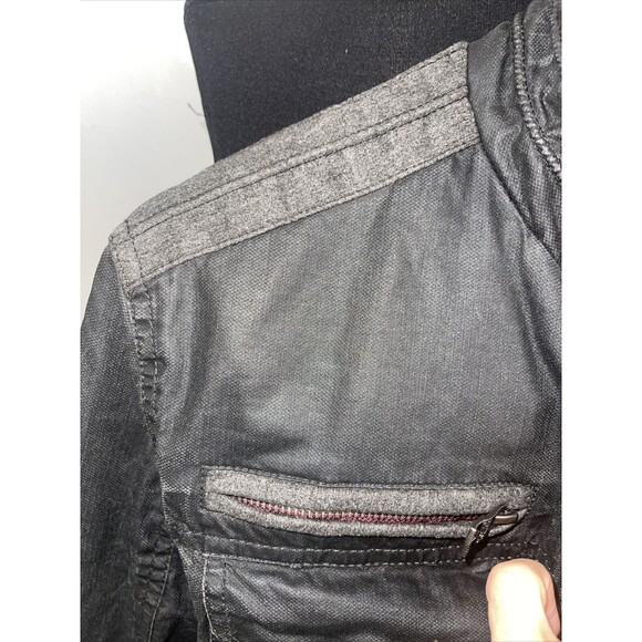buckle black mens long sleeve zip up jacket fit no 48 size Small - Picture 9 of 12